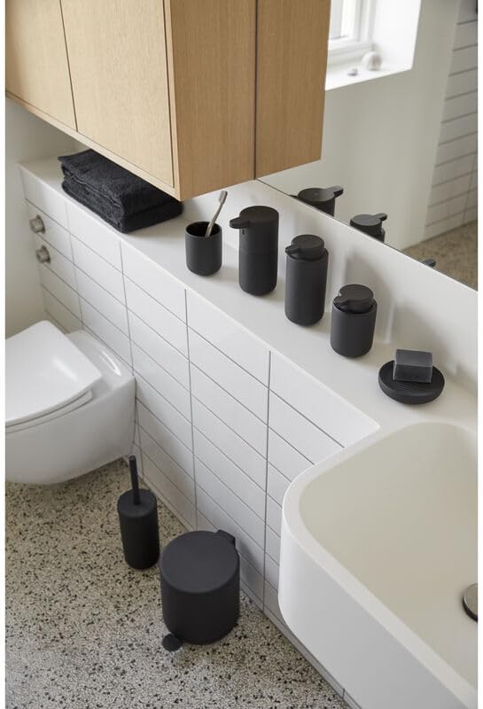Zone Denmark Ume Bad Mülleimer, Kosmetikeimer, Abfalleimer fürs Badezimmer, Treteimer mit Deckel, Du