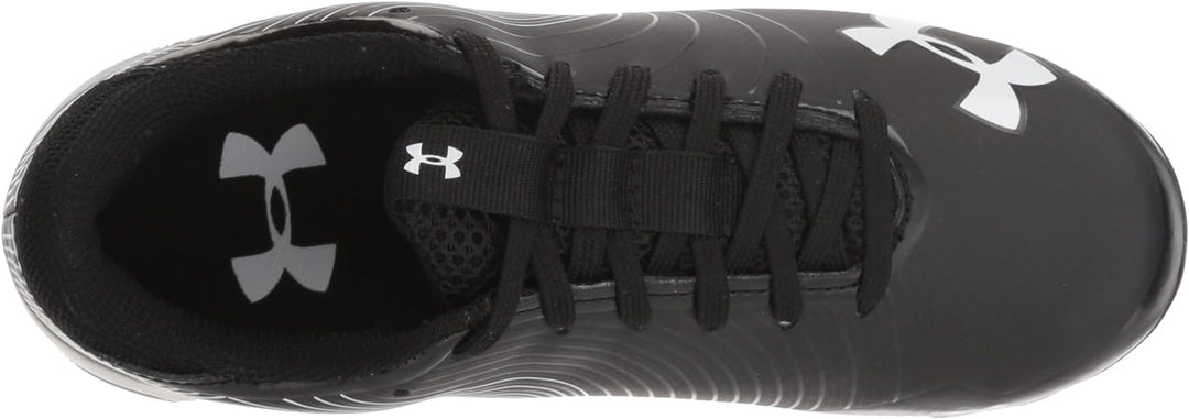 Under Armour Speed Phantom JR American Football Rasenschuhe, Jugend 5 US Schwarz Weiss, 5 US Schwarz