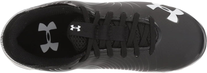 Under Armour Speed Phantom JR American Football Rasenschuhe, Jugend 5 US Schwarz Weiss, 5 US Schwarz