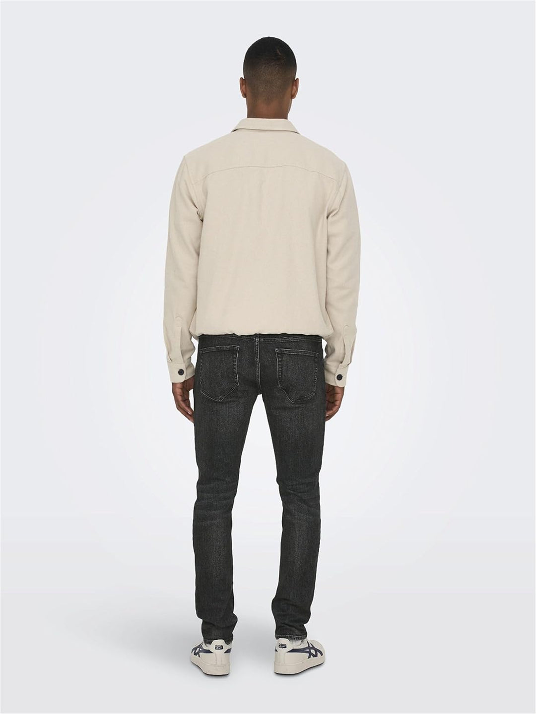 ONLY & SONS Male Slim Fit Jeans ONSLOOM Slim Black 3145 Jeans NOOS 28W / 30L Black Denim, 28W / 30L