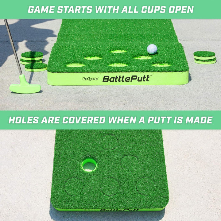 GoSports Unisex-Erwachsene GOLF-BATTLEPUTT-01 Battleputt Golf on-2 Pong Style Spiel mit 31 m Putting