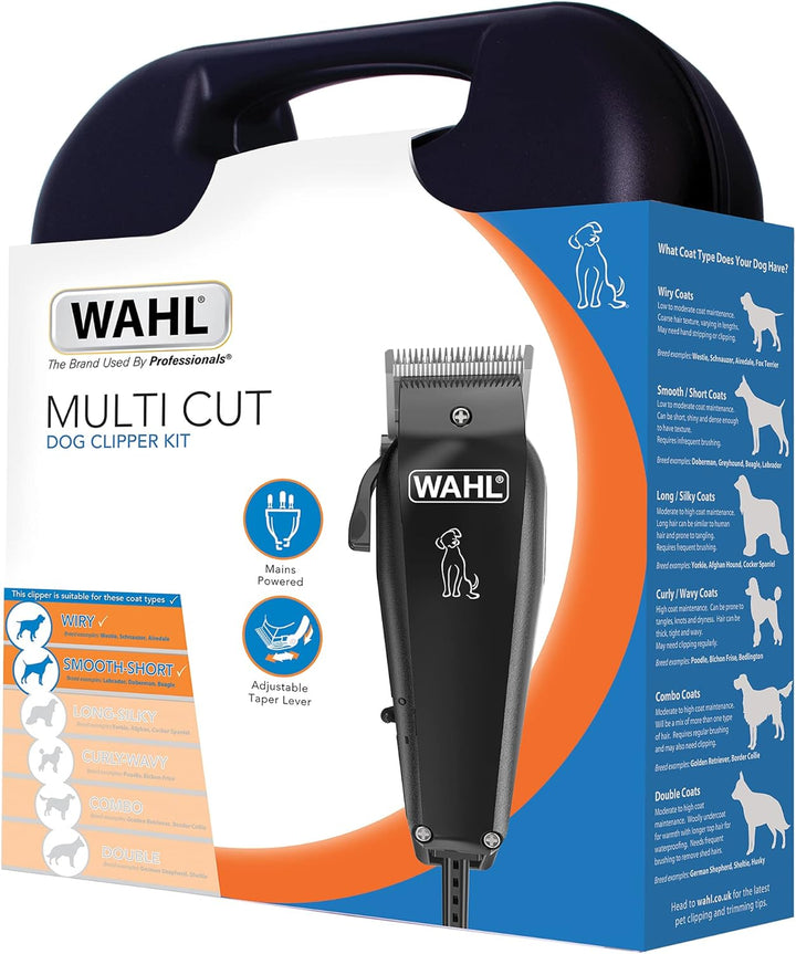 Wahl Hundeschermaschine, Multi-Cut-Fellpflegeset für Hunde und Katzen, kompletter Haustiermantel, ge
