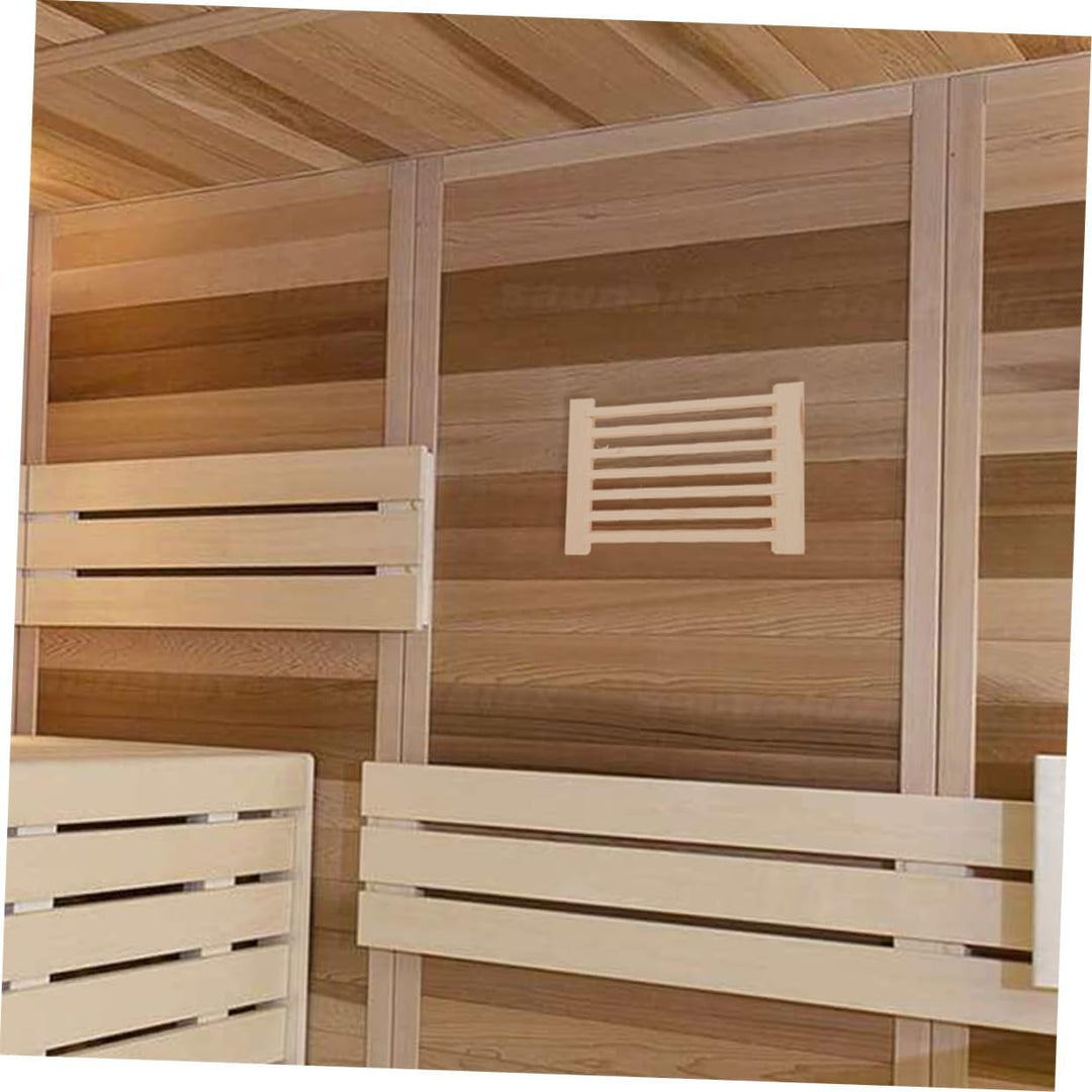 Yardwe Sauna Lüftungsgitter Holz Rechteckige Belüftungsplatte Für Saunaraum Und Dampfbad Langlebige