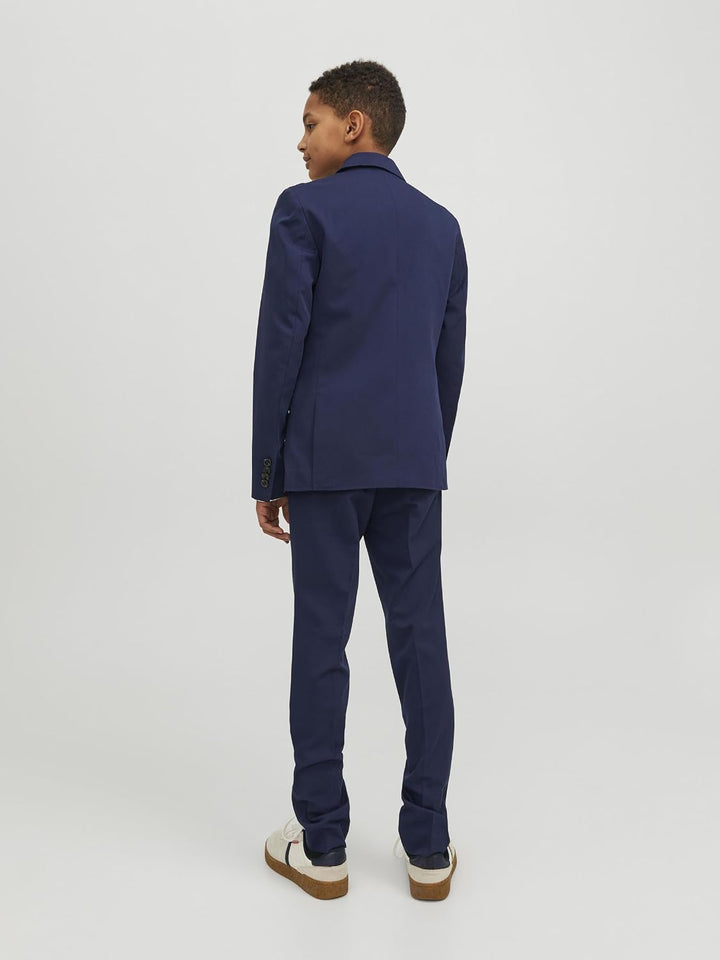 JACK &amp; JONES Boy Einreihiger Blazer und Hose JPRSOLAR Anzug Junior 170 Medieval Blue, 170 Medieval B