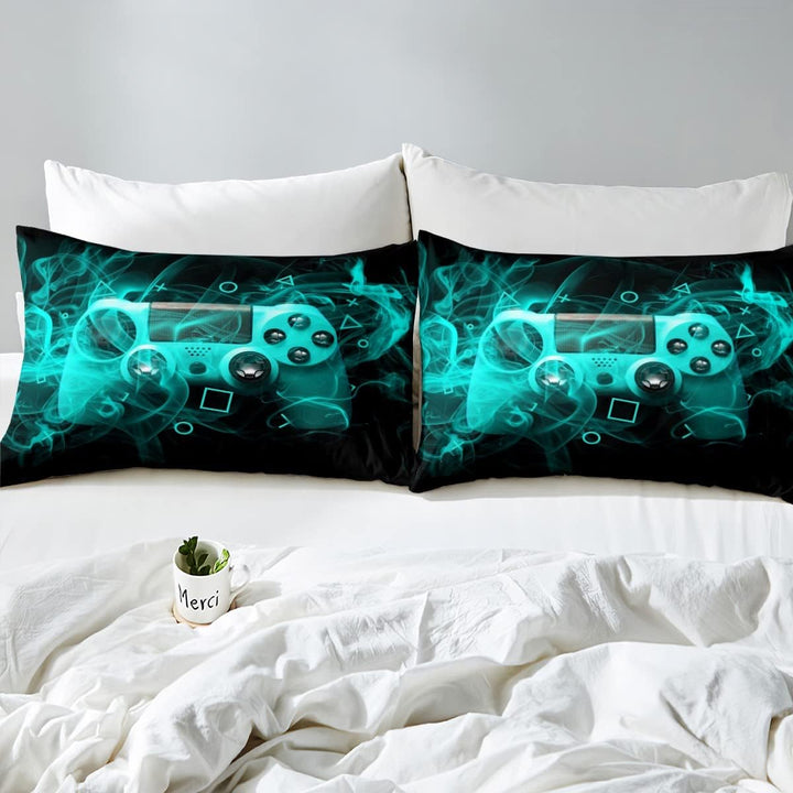 Tbrand Kinder Gamer Bettbezug Set Teens Gamepad Schlafzimmer Dekor für Jungen Mädchen Videospiel Con