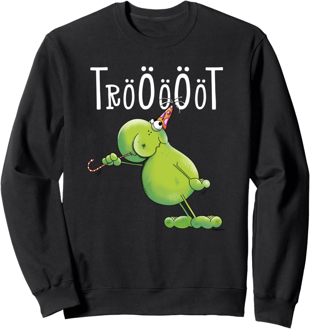 Lustiges Party Frosch Design Karneval Geburtstag Fun Sweatshirt