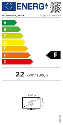 Terra LED 2766W PV WQHD DP HDMI schwarz IPS Paneltechnologie 27 Zoll