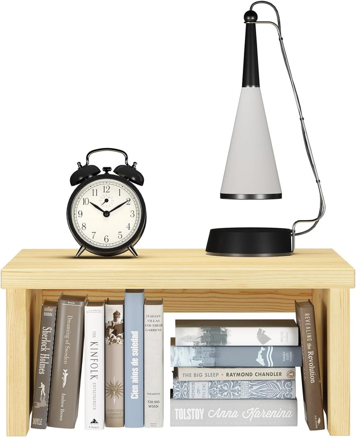 Erst-Holz Nachtkästchen niedriger Nachttisch ohne Schublade Kiefer massiv lackiert 90.20-K15