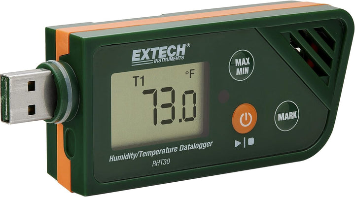 Extech RHT30 Datenlogger für Feuchtigkeit/Temperatur im USB-Format, RHT30