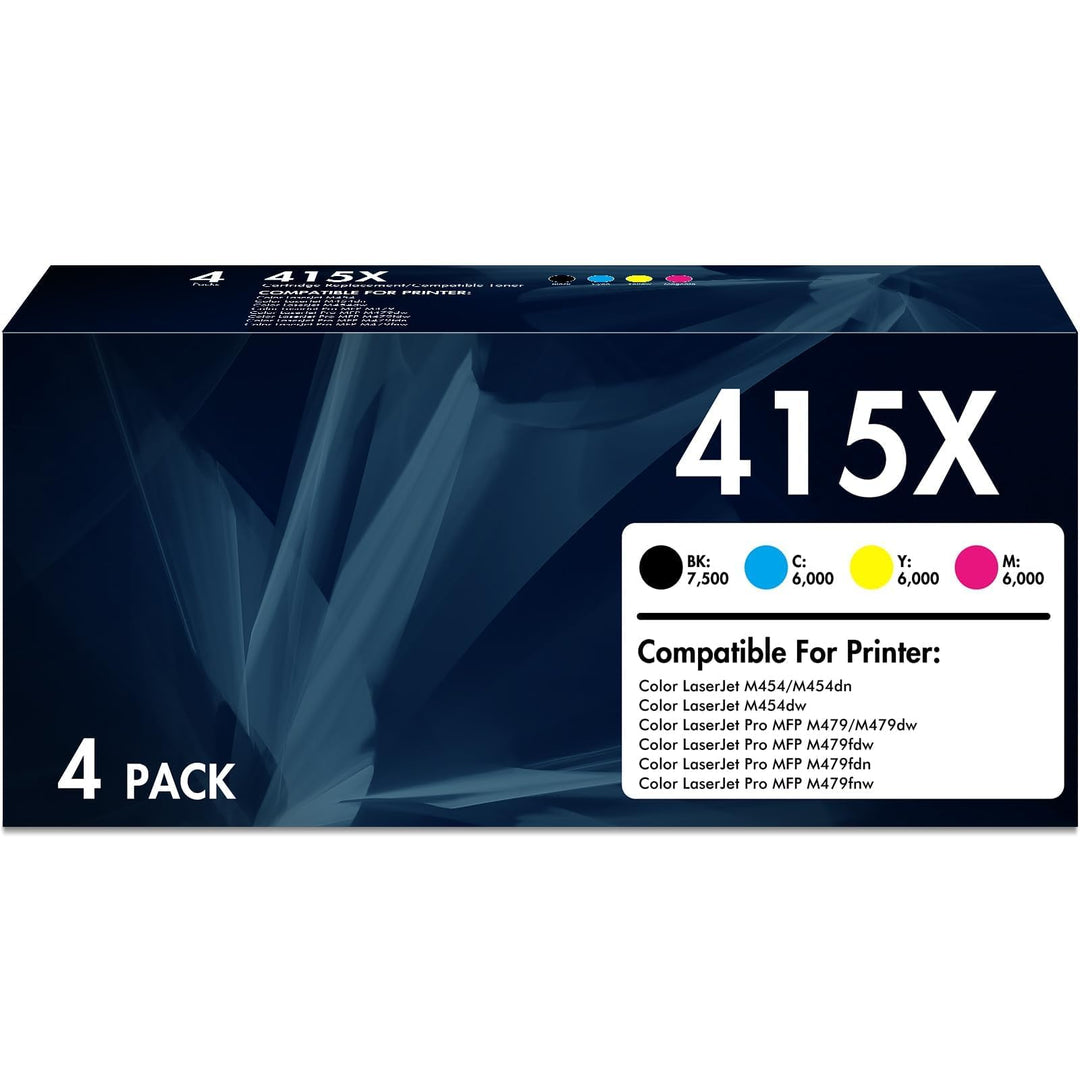 415X 415A Toner (mit Chip) kompatibel für LaserJet Pro MFP M479FDW M479FDN M479DW M479FNW M454DN M45