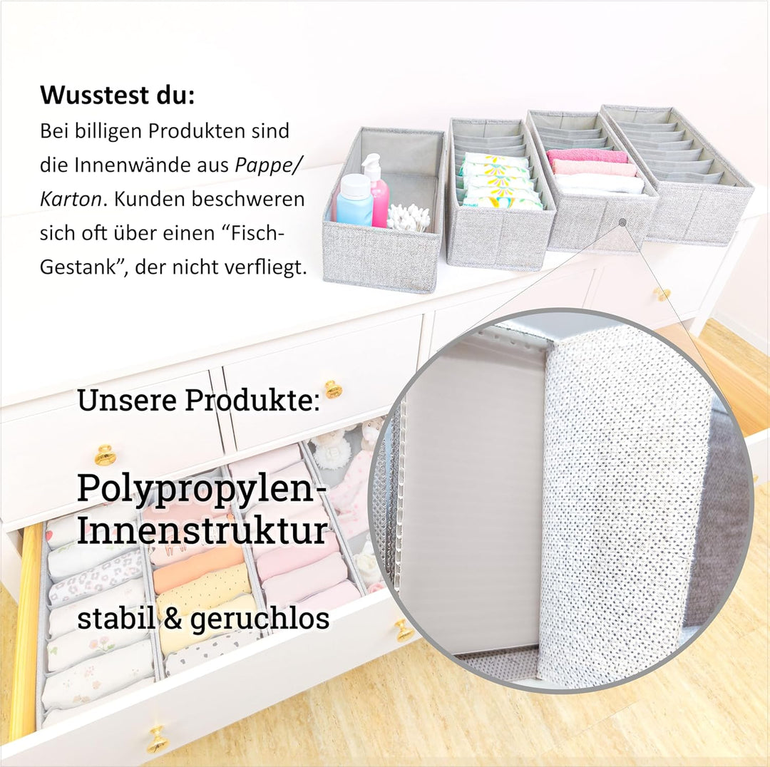 SIMPLE JOY® HEMNES DOUBLE Organizer für ikea HEMNES 160cm Doppelkommode, Schadstoffgeprüft, DAS ORIG