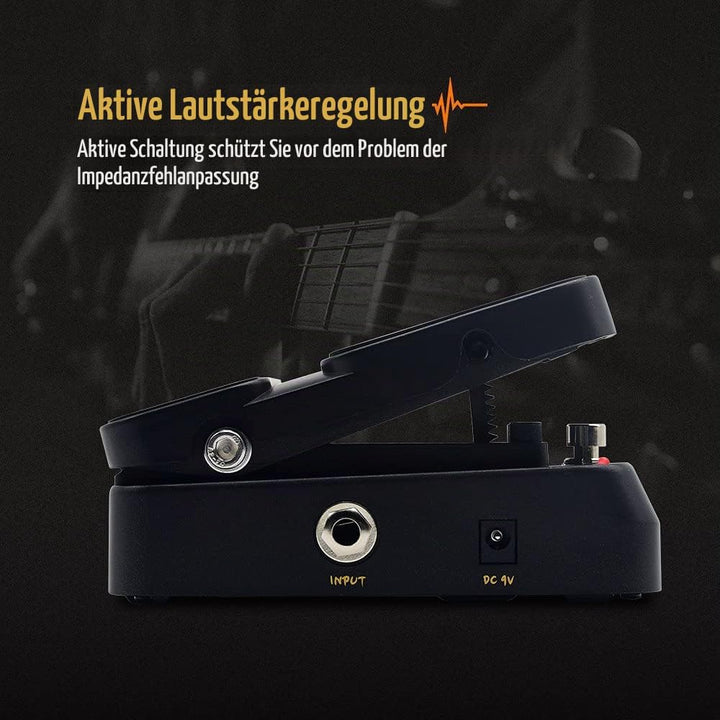 SONICAKE Wah Pedal VolWah Active Volume- und Wah-Expression Pedal Gitarren Effektpedal