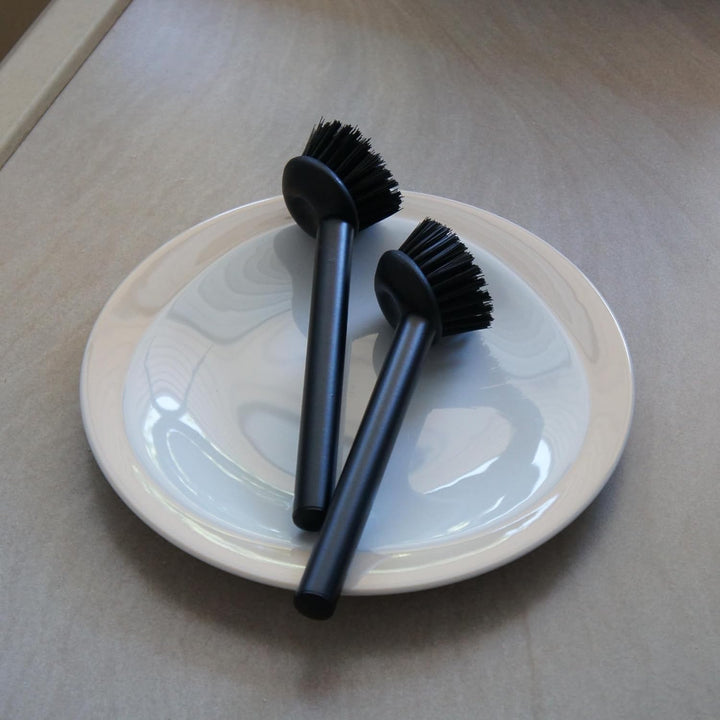 Spülbürste schwarz, Spülbürsten Set (3 STK), 21 cm, Design Küchenbürste Küche und Bad, Abwaschbürste