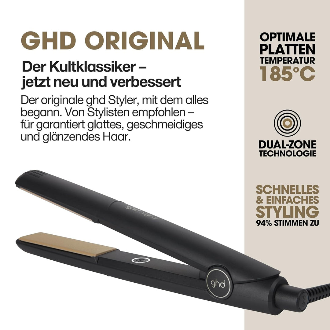 ghd Original Styler - Professioneller Haarglätter für poliertes, weiches und glänzendes Haar, sorgt
