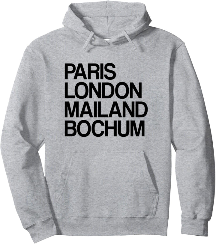 Bochum Paris London Mailand I Love Pott Ich Liebe Bochumer Pullover Hoodie