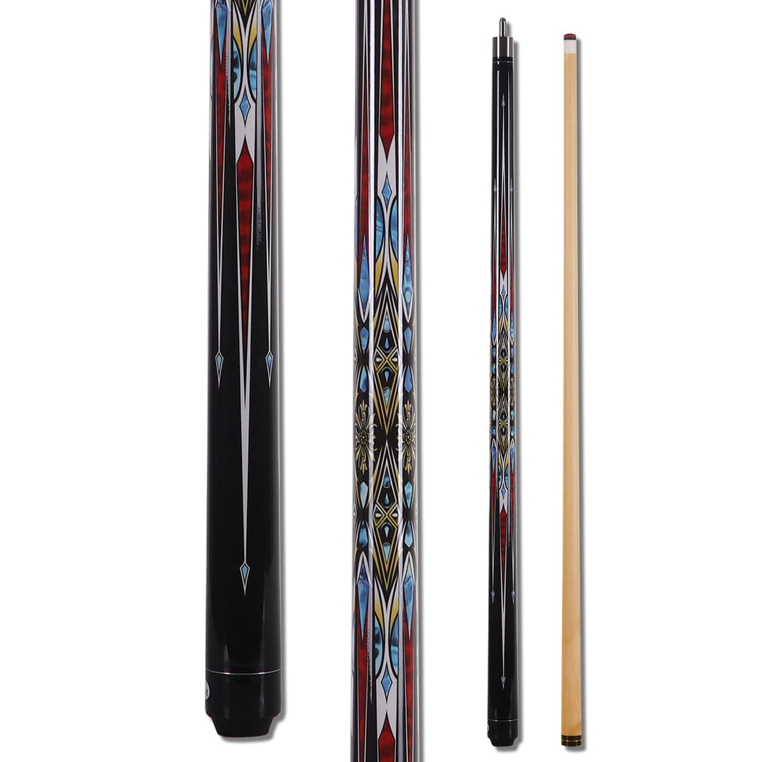 58 Inch13mm 19oz/20oz Maple Billiard Stick Pool Cue Set, Canadian Maple Professional Billiard Pool C