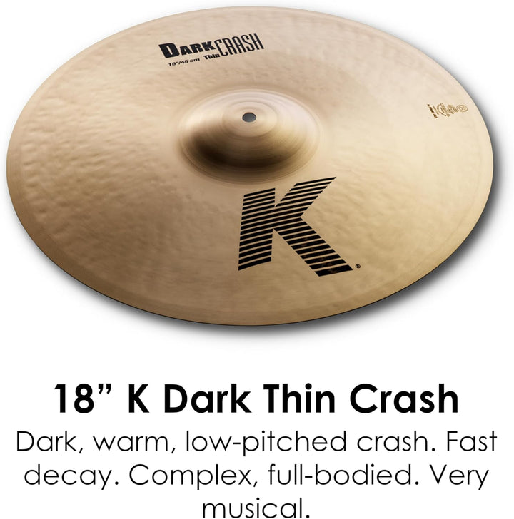 Zildjian K Zildjian Series Cymbal Box Set - 14" Hi-Hats, 16"/18" Thin Crash, 20" Ride K Series K Pac