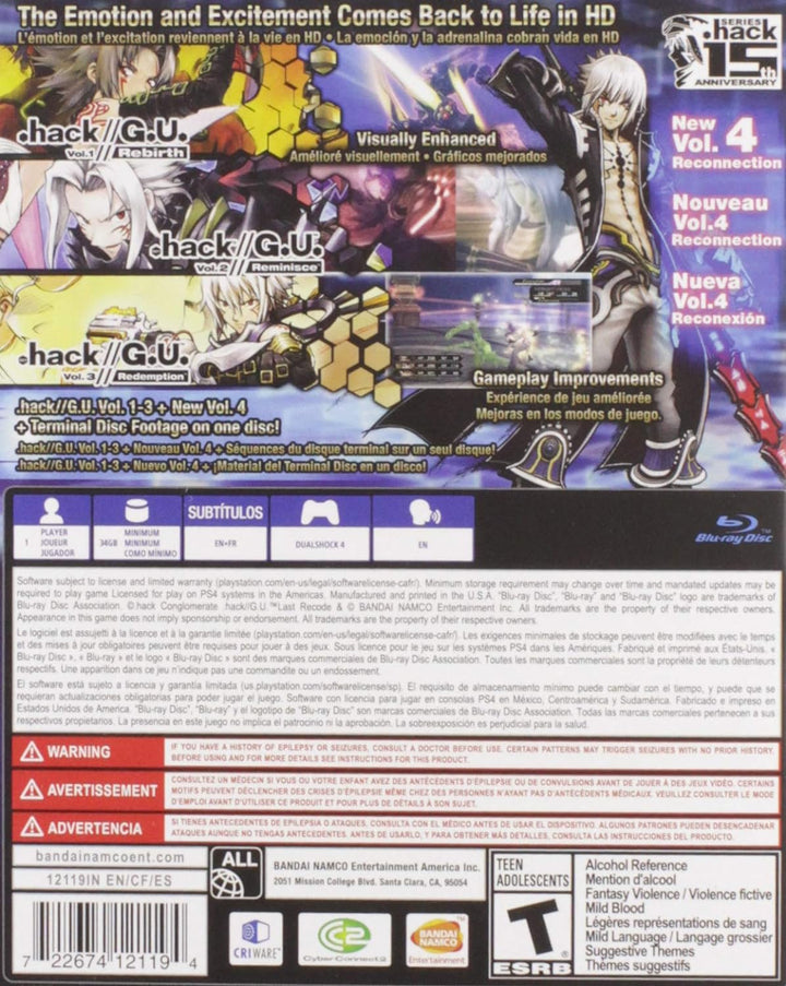 .hack//G.U. Last Recode - PlayStation 4