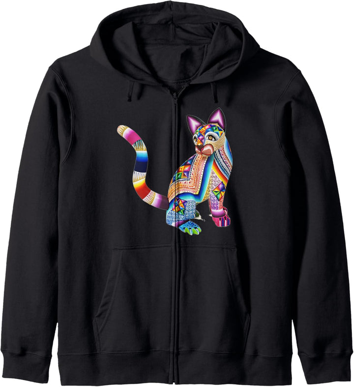 Día de Los Muertos Day Of The Dead Sugar Skull Cat Gift Kapuzenjacke