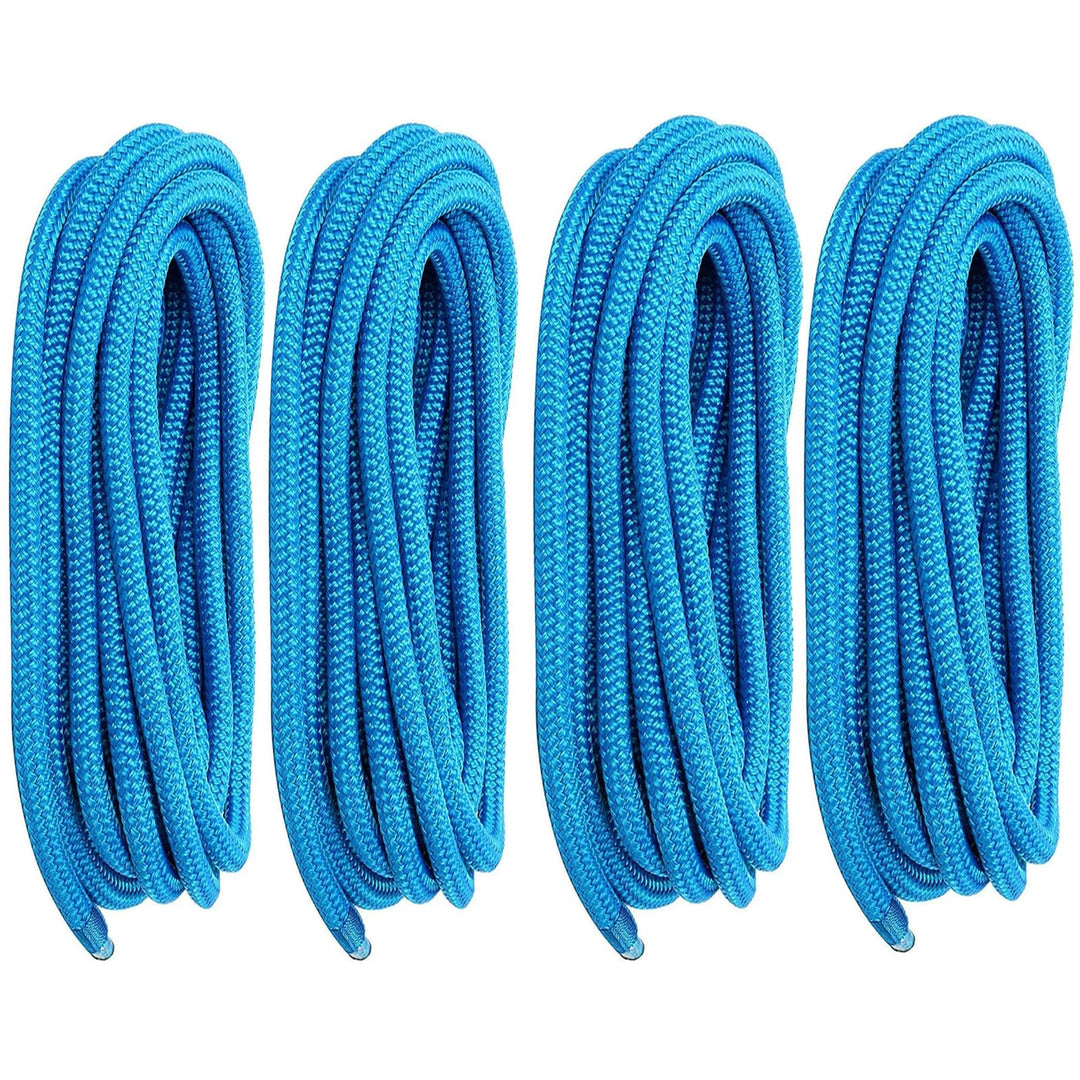 FreeTec 4tlg Bootsseil Boot Fenderleine Nylon Dockline Festmacherleine Fenderseil mit Auge 12mm Durc