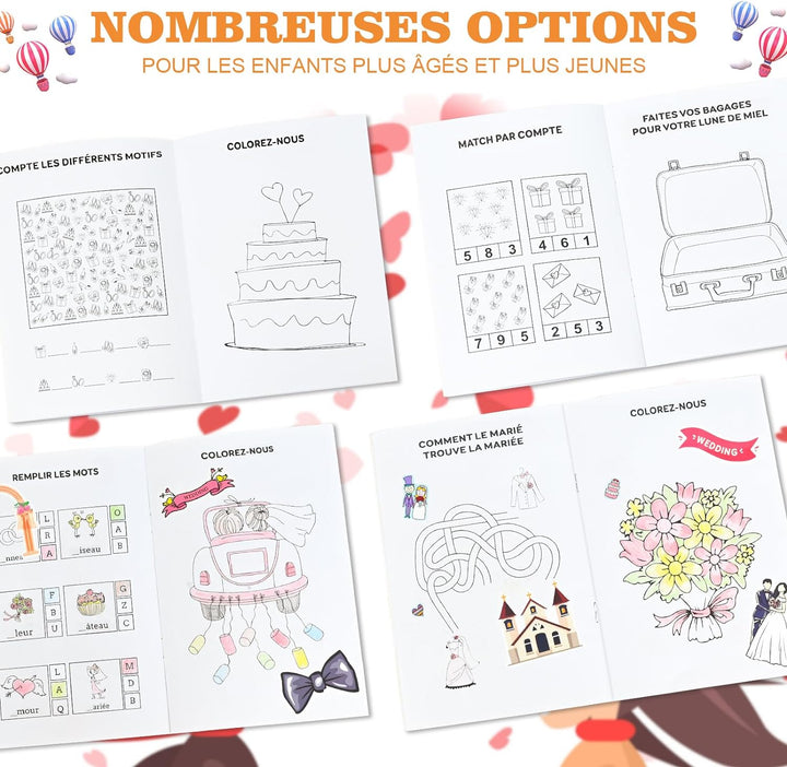 Ulikey Hochzeitsmalbuch Kinder, Französische Fassung