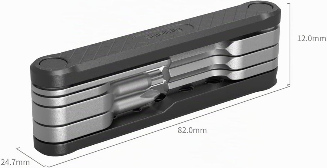 SMALLRIG Kamera Multitool Werkzeug mit Schraubendreher und Schraubenschlüssel, Folding Screwdriver T