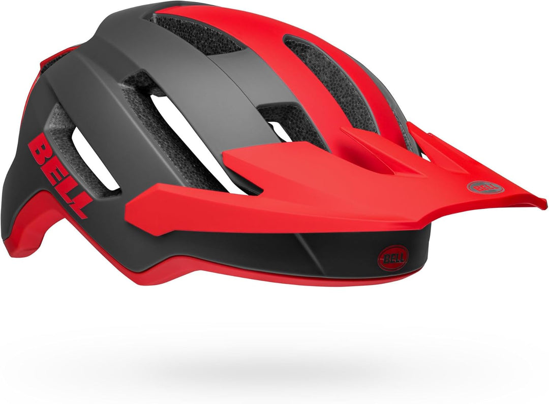 BELL Unisex – Erwachsene 4Forty Air MIPS S Matte Gray/Red, S Matte Gray/Red