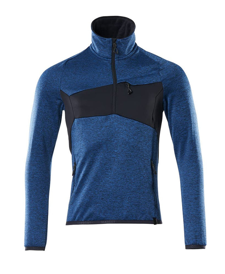 MASCOT * Fleecepullover m. k. Reissverschluss * - M, Schwarz