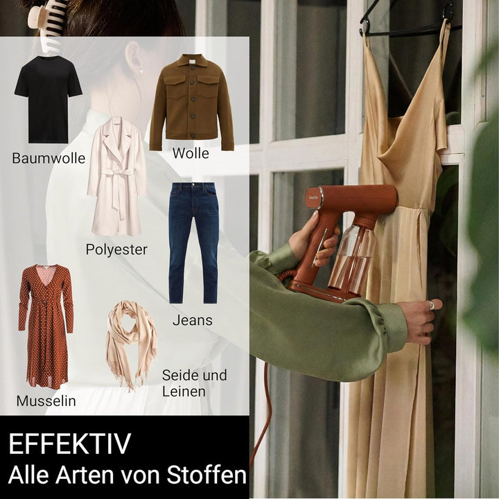 STEAMONE – Dampfglätter 2000 W, 30g/min – Handbügeleisen – Fassungsvermögen 400ml – Entfernt 99,99%