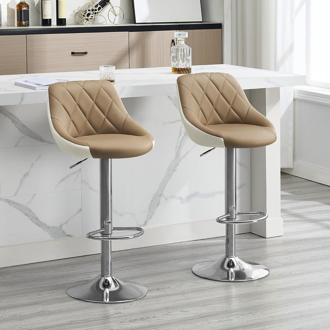WOLTU® 1x Barhocker Barstuhl Tresenhocker Bistrohocker mit Griff, Design Stuhl, höhenverstellbar, fr