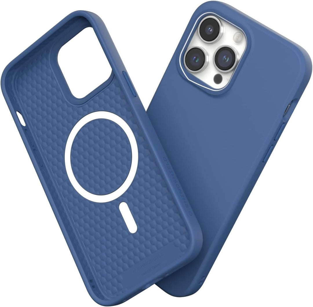 RhinoShield Case kompatibel mit [iPhone 14 Pro Max] | SolidSuit - MagSafe iPhone 14 Pro Max - Kobalt