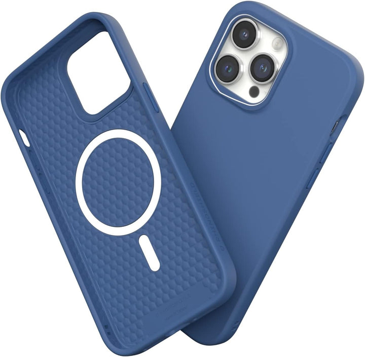 RhinoShield Case kompatibel mit [iPhone 14 Pro Max] | SolidSuit - MagSafe iPhone 14 Pro Max - Kobalt