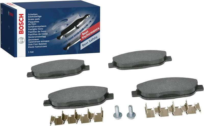 Bosch BP1173 Bremsbeläge - Vorderachse - ECE-R90 Zertifizierung - vier Bremsbeläge pro Set