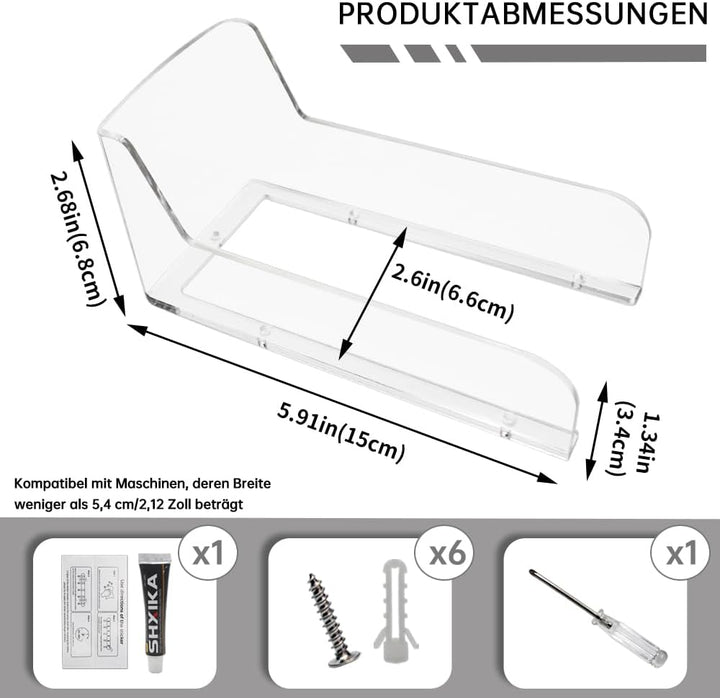 Regenschutz für türklingel,Acryl Transparenz Regenschutz türklingel Sonnen- und wasserbeständig，Geei