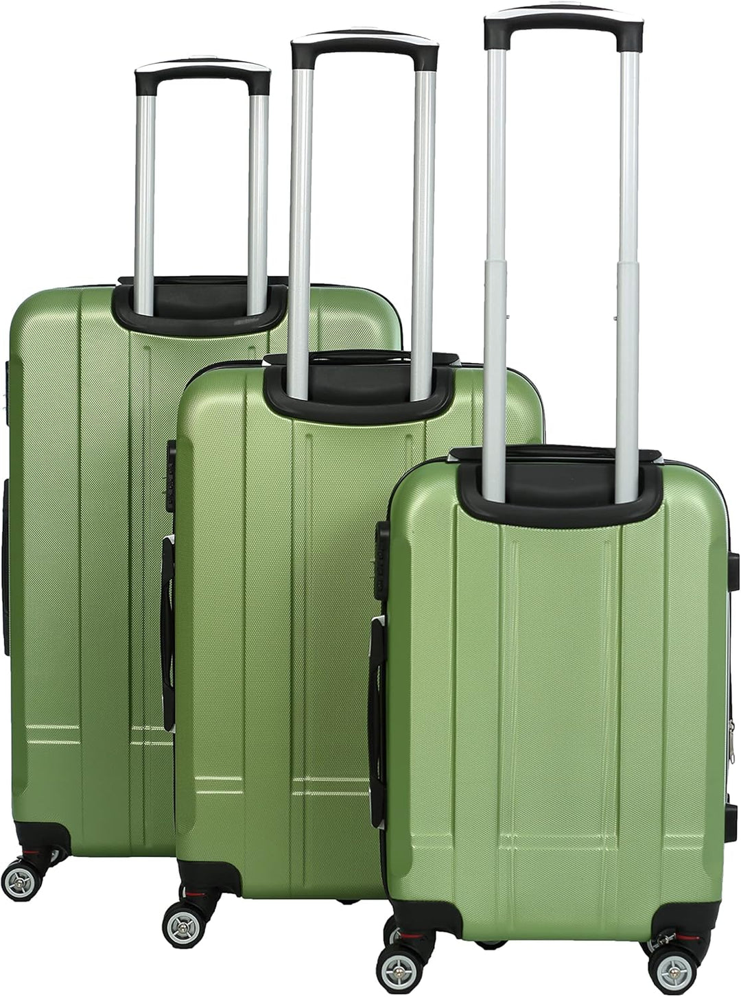 INVIDA Glüückskind Luxus Koffer Trolley Kofferset aus ABS in 6 Farben und Einzel oder im Set Frei Wä