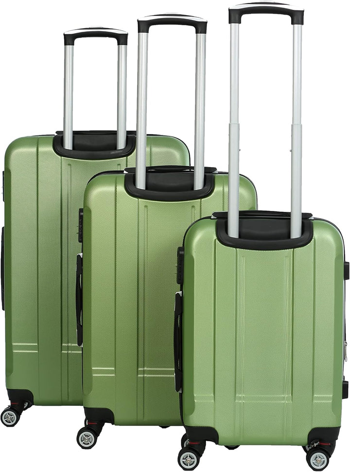 INVIDA Glüückskind Luxus Koffer Trolley Kofferset aus ABS in 6 Farben und Einzel oder im Set Frei Wä