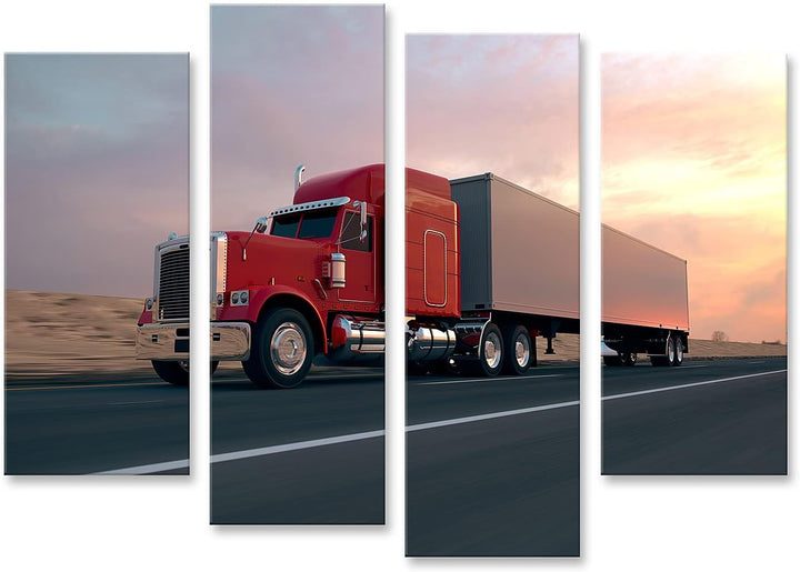 islandburner Bild auf Leinwand Lkw Auf Der Strasse Während Des Tages Bilder Wandbilder Poster Leinwa