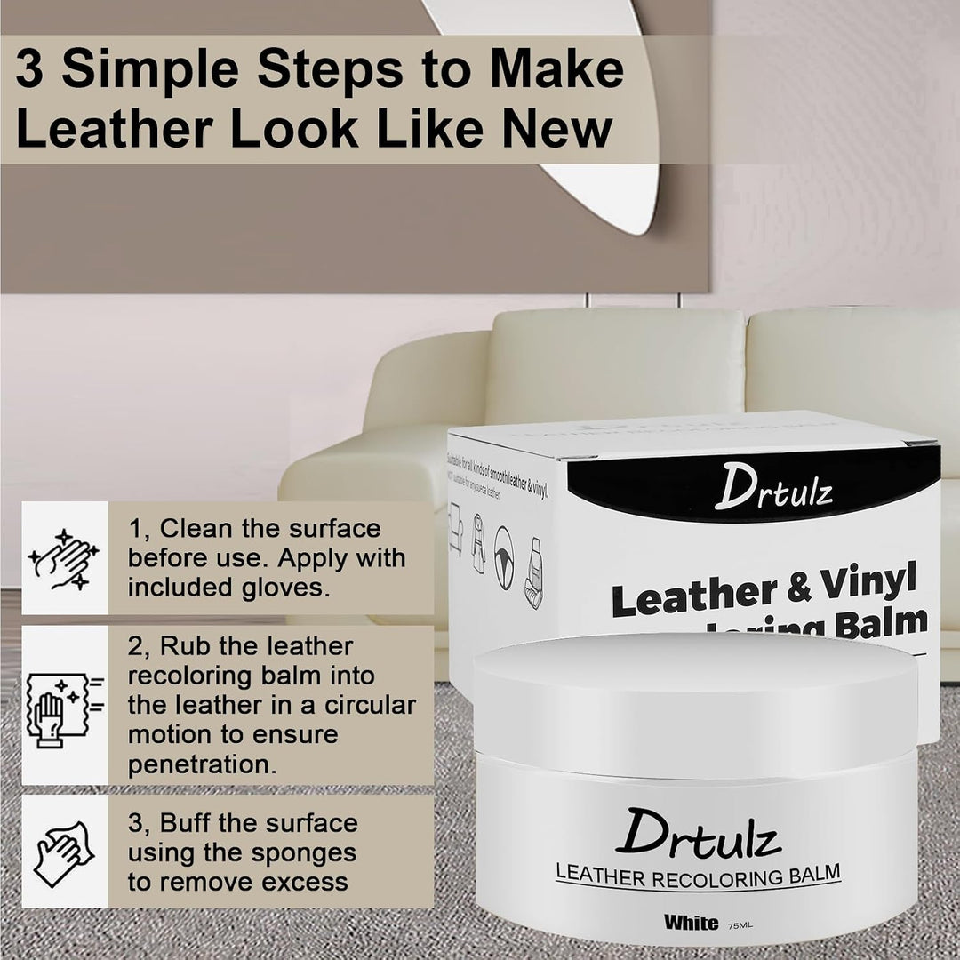 Leder Reparatur Set Schwarz, Lederpflege Für Ledercouch, Für Vinyl Möbel, Sofa, Autositze, Schuhe Fü
