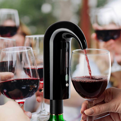 ONVAYA® Elektrischer Weinbelüfter und Wein Dekantierer | Wein Dekanter | Weinspender | Schnelldekant
