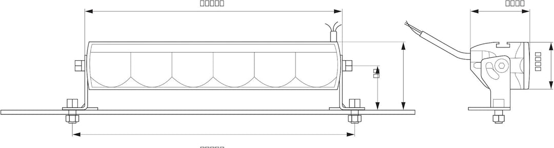 HELLA - LED-Fernscheinwerfer - Valuefit LBE-320 - ECE-R10/ECE-R7/ECE-R11/ECE-R112/E9 230 - 1FE 358 1