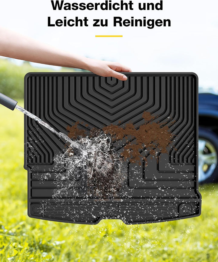 3W Kofferraumwanne für Volvo XC60 2018-2025 2026, TPE Allwetter Massgeschneiderte Kofferraummatte Ko