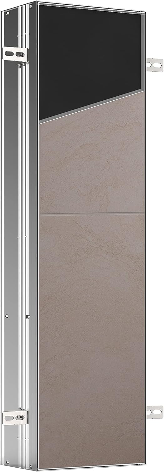 emco ASIS PLUS Unterputz-Schrankmodul mit LED Beleuchtung, Badezimmerschrank für unsichtbaren Staura
