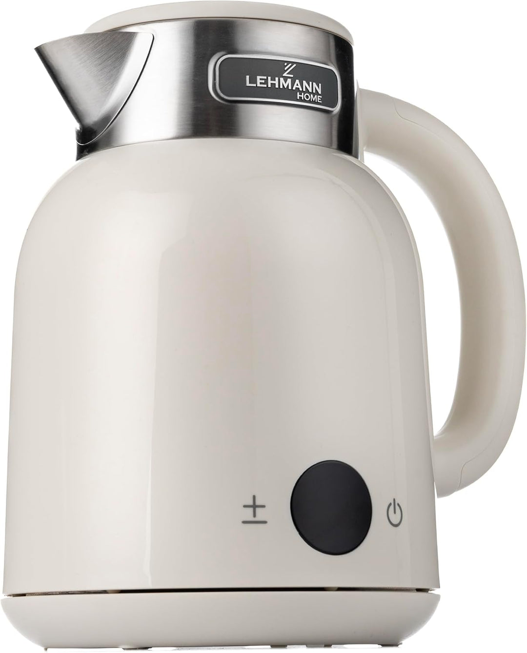 LEHMANN Elektrischer Wasserkocher mit Temperatureinstellung 40-100°C, 1,5L, Warmhaltefunktion, Schne