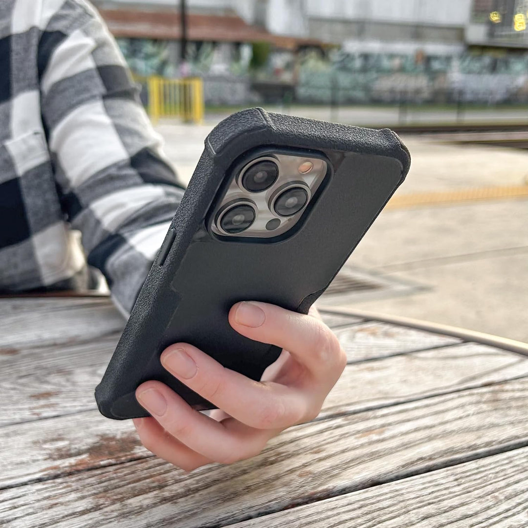 smartish GZ23MX-BLACK - Handyhülle Schwarze Krawatte Affäre iPhone 15 Pro, Schwarze Krawatte Affäre