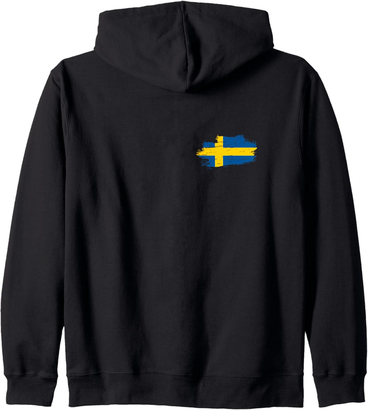 Flagge Schweden Kapuzenjacke