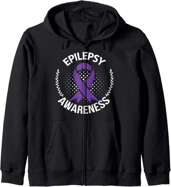 Epilepsy Awareness Day Regenbogen Anfälle Krieger Mom Kapuzenjacke