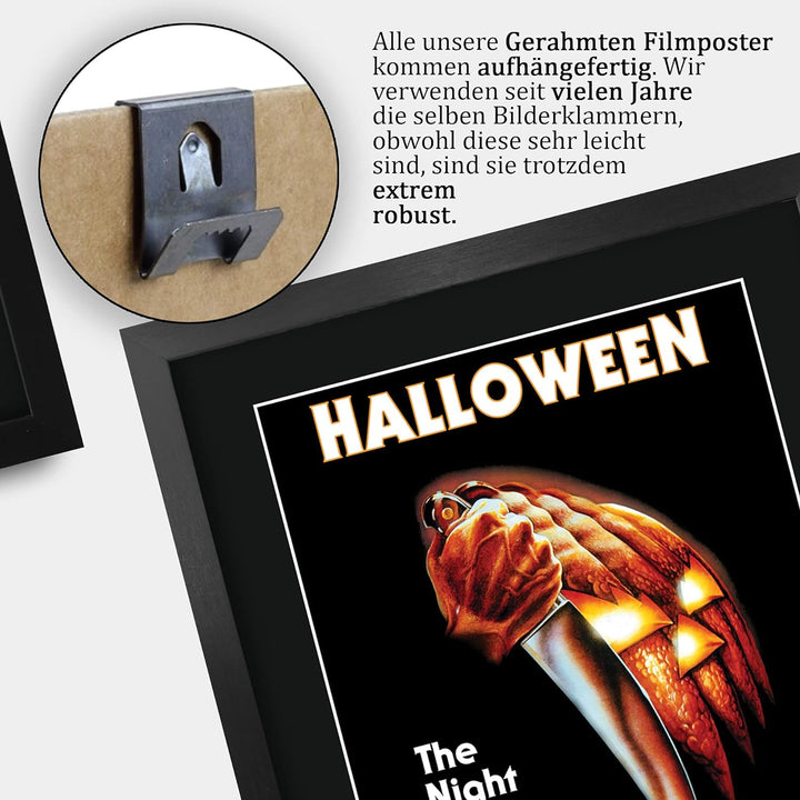 HWC Trading Halloween A3 Gerahmte Signiert Gedruckt Autogramme Bild Druck-Fotoanzeige Geschenk Für J