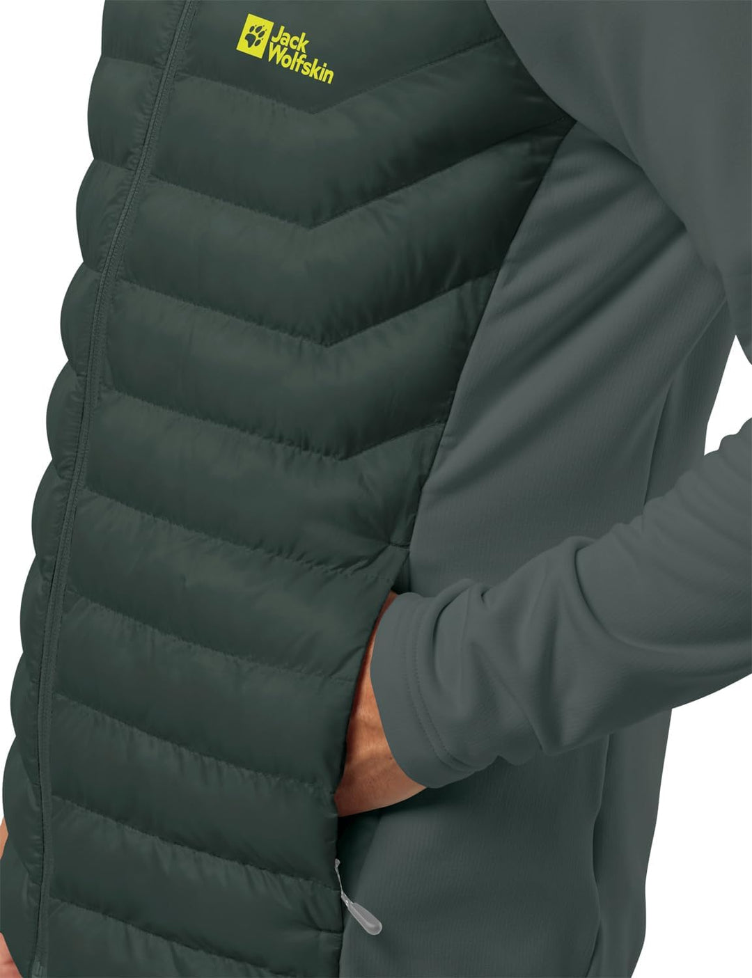 Jack Wolfskin Herren Routeburn Pro Hybrid Jacke S black olive, S black olive