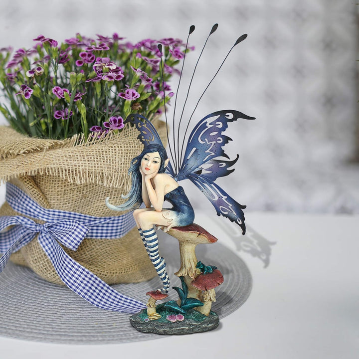 Design Toscano Sapphire, die Pepperwand-Fee, Figur, Sapphire
