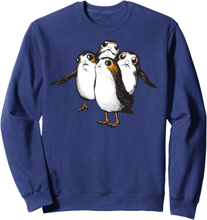 Star Wars The Last Jedi Porg Group Portrait Sweatshirt